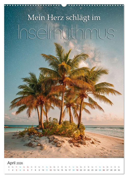 Träumen unter Palmen (CALVENDO Wandkalender 2026)