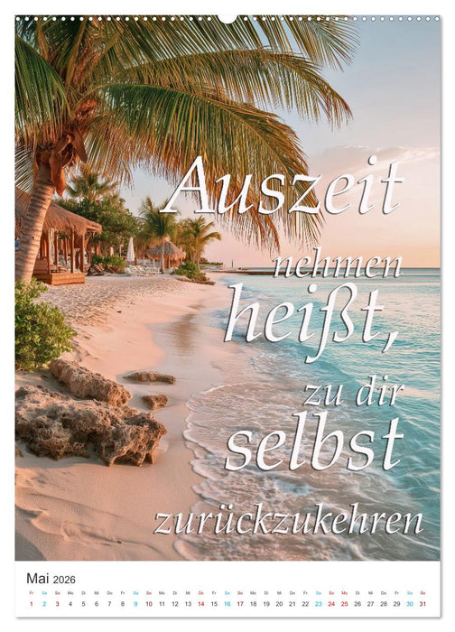 Träumen unter Palmen (CALVENDO Wandkalender 2026)