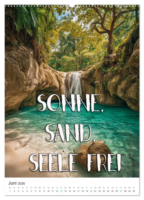 Träumen unter Palmen (CALVENDO Wandkalender 2026)