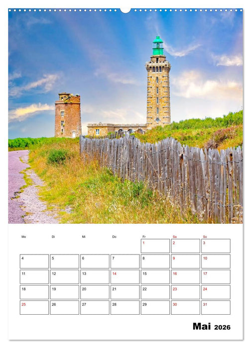 Malerische Bretagne - Reiseplaner (CALVENDO Wandkalender 2026)