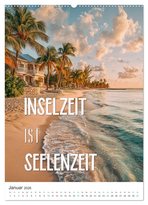 Träumen unter Palmen (CALVENDO Premium Wandkalender 2026)