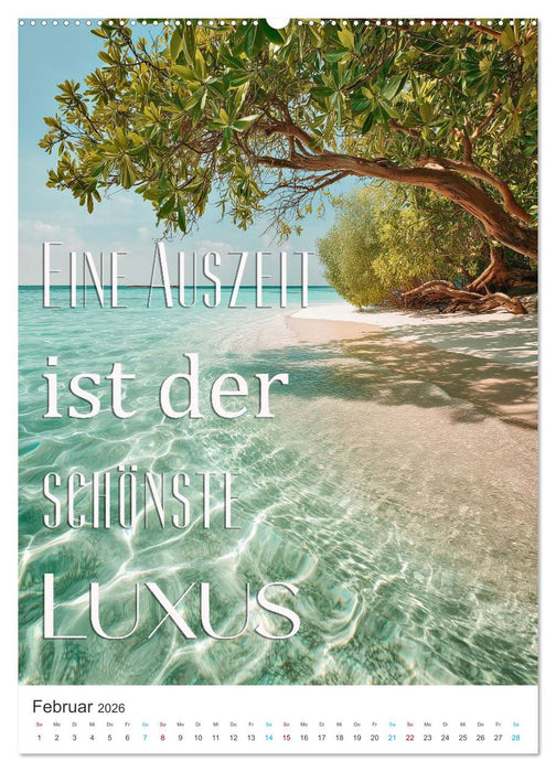 Träumen unter Palmen (CALVENDO Premium Wandkalender 2026)