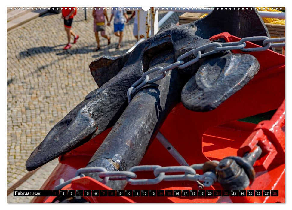 Feuerschiff Elbe 1 - In der Hansestadt Wismar (CALVENDO Wandkalender 2026)