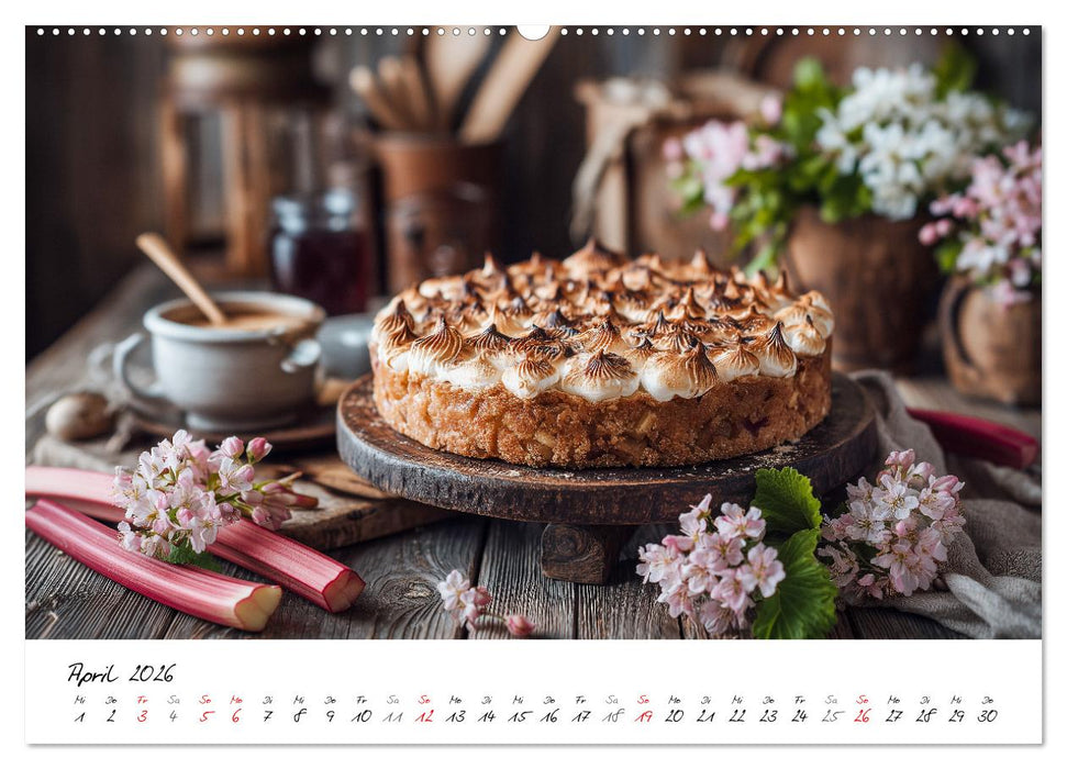 Klassiker aus Omas Küche - Zwölf Kuchen mit Nostalgie-Gefühl (CALVENDO Premium Wandkalender 2026)