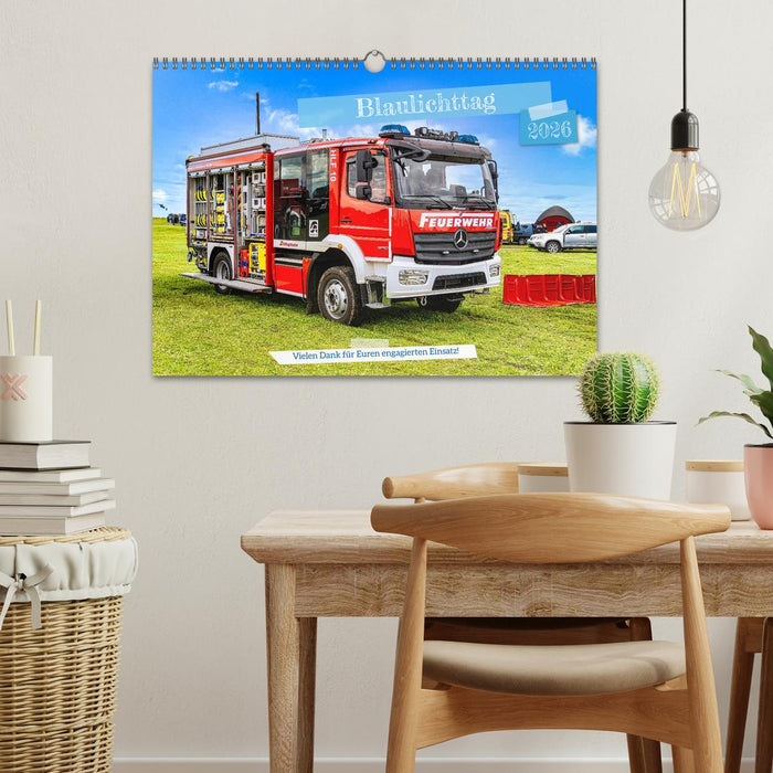 Blaulichttag, unsere Retter! (CALVENDO Wandkalender 2026)