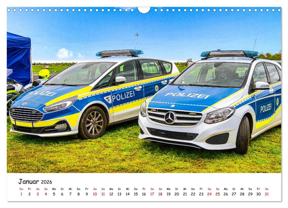 Blaulichttag, unsere Retter! (CALVENDO Wandkalender 2026)