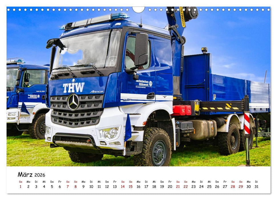 Blaulichttag, unsere Retter! (CALVENDO Wandkalender 2026)