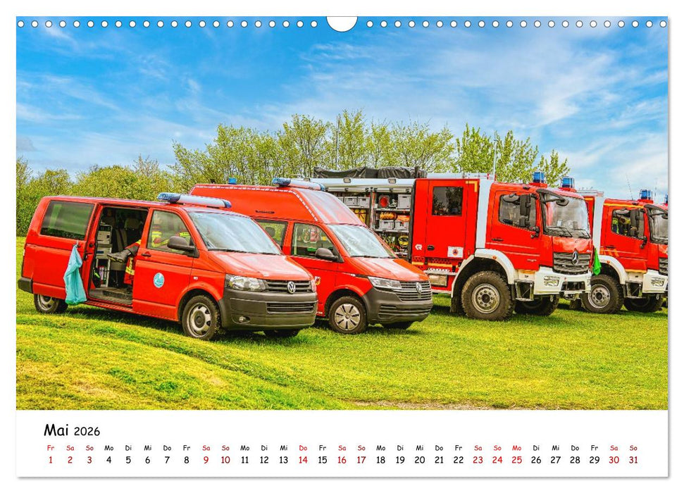 Blaulichttag, unsere Retter! (CALVENDO Wandkalender 2026)