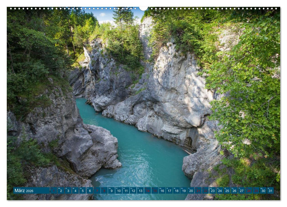 Bayern - Sehenswürdigkeiten vom Allgäu bis zum Königssee (CALVENDO Wandkalender 2026)