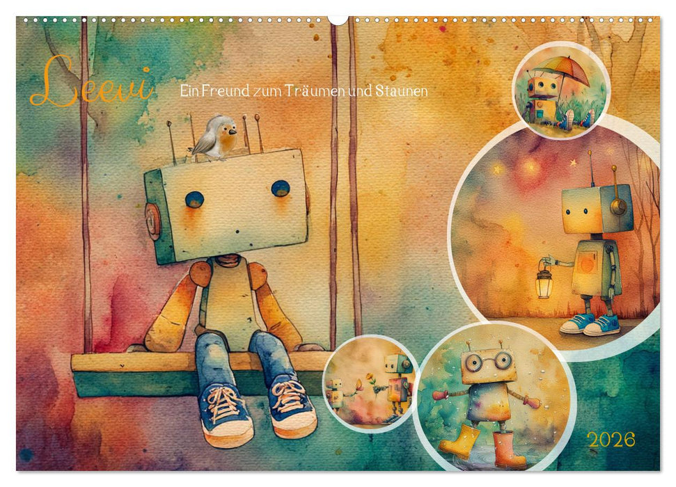 Leevi - Ein Freund zum Träumen und Staunen (CALVENDO Wandkalender 2026)