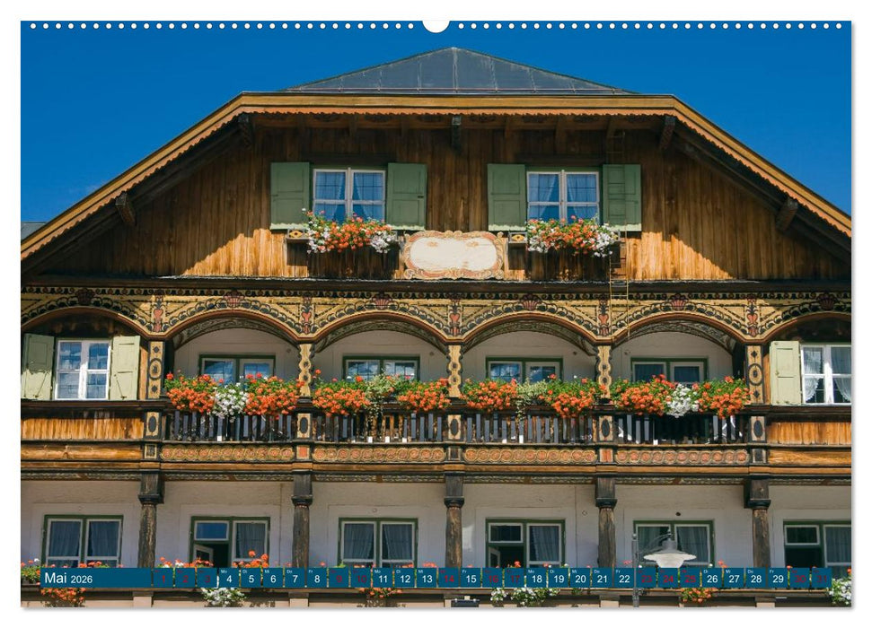 Bayern - Sehenswürdigkeiten vom Allgäu bis zum Königssee (CALVENDO Premium Wandkalender 2026)