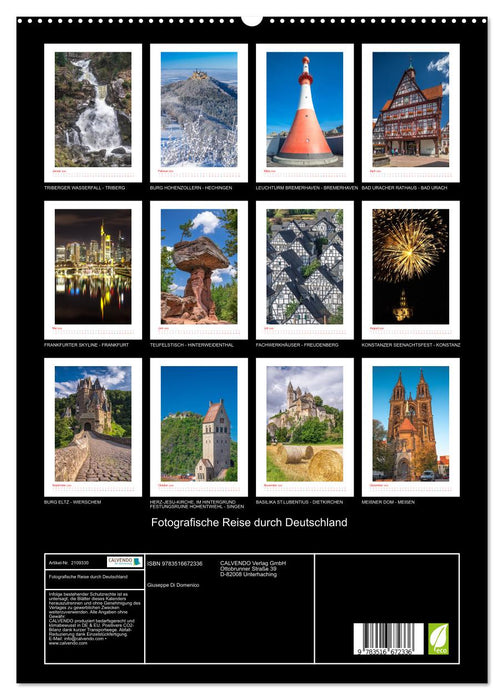 Fotografische Reise durch Deutschland (CALVENDO Premium Wandkalender 2026)