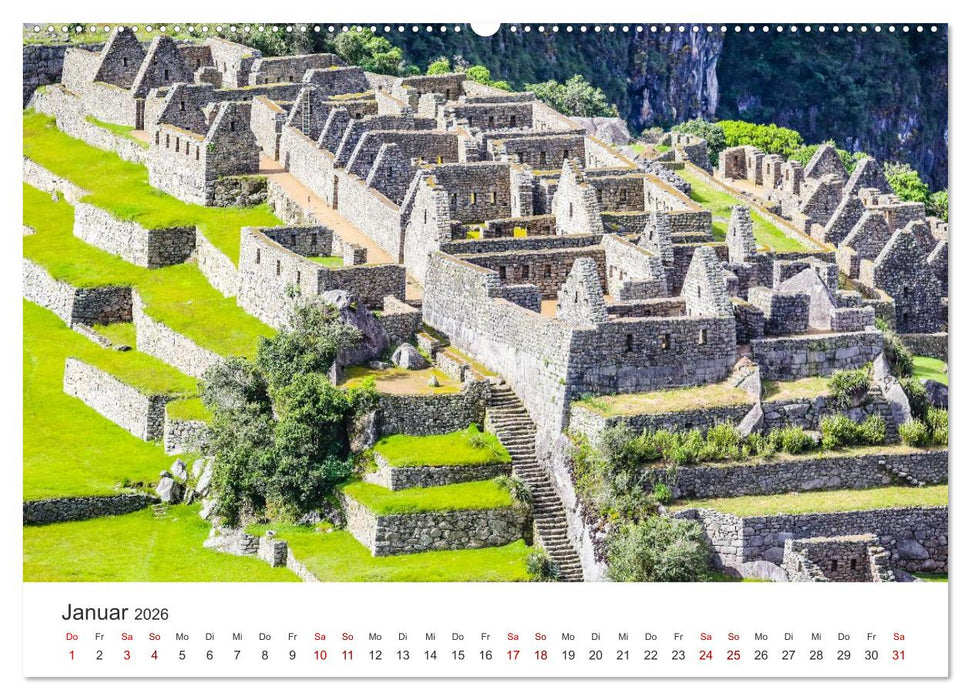 Macchu Picchu (CALVENDO Premium Wandkalender 2026)