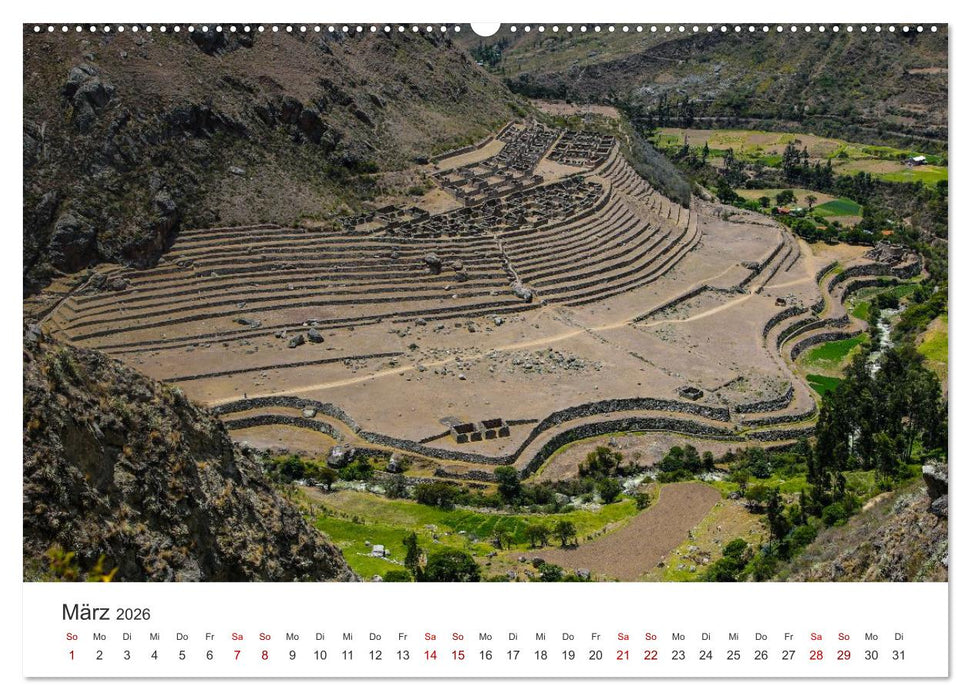 Macchu Picchu (CALVENDO Premium Wandkalender 2026)