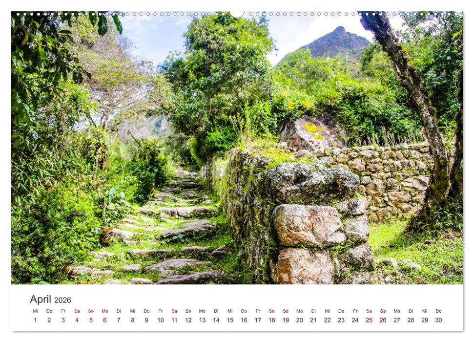 Macchu Picchu (CALVENDO Premium Wandkalender 2026)