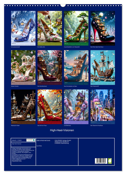 High-Heel-Visionen (CALVENDO Wandkalender 2026)