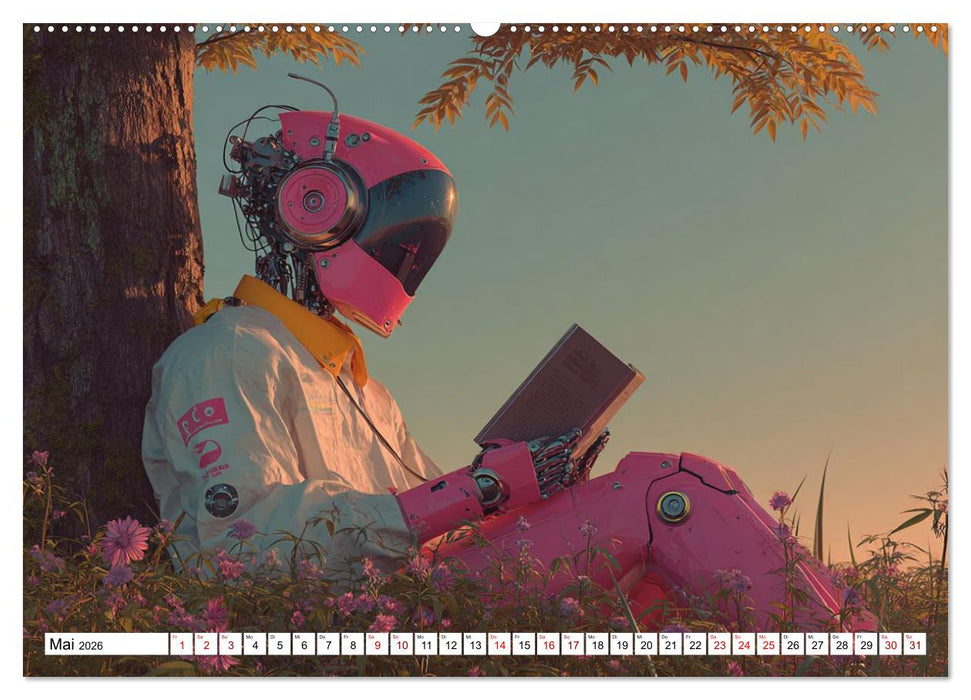 Roboter – Technik, Poesie und ein Hauch Magie (CALVENDO Wandkalender 2026)