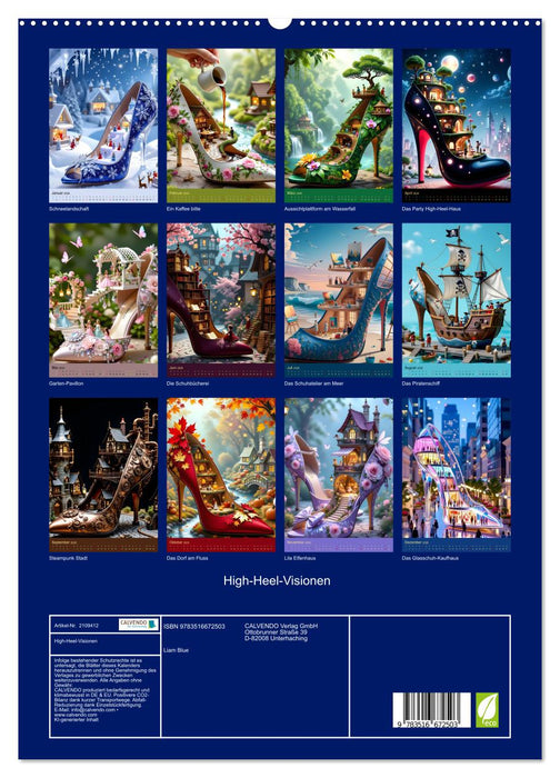 High-Heel-Visionen (CALVENDO Premium Wandkalender 2026)