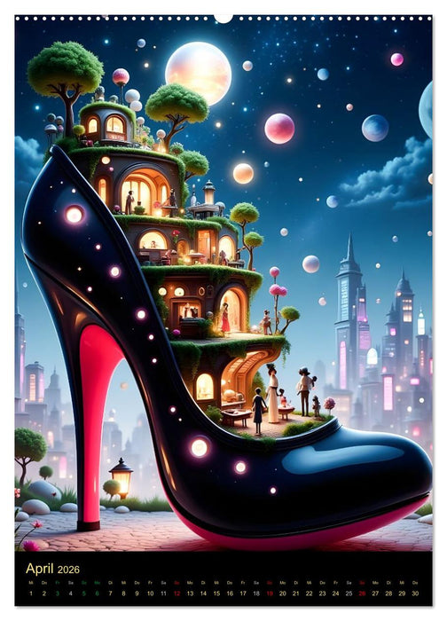 High-Heel-Visionen (CALVENDO Premium Wandkalender 2026)