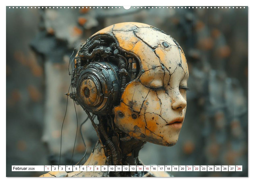 Roboter – Technik, Poesie und ein Hauch Magie (CALVENDO Premium Wandkalender 2026)