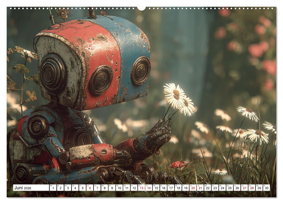Roboter – Technik, Poesie und ein Hauch Magie (CALVENDO Premium Wandkalender 2026)