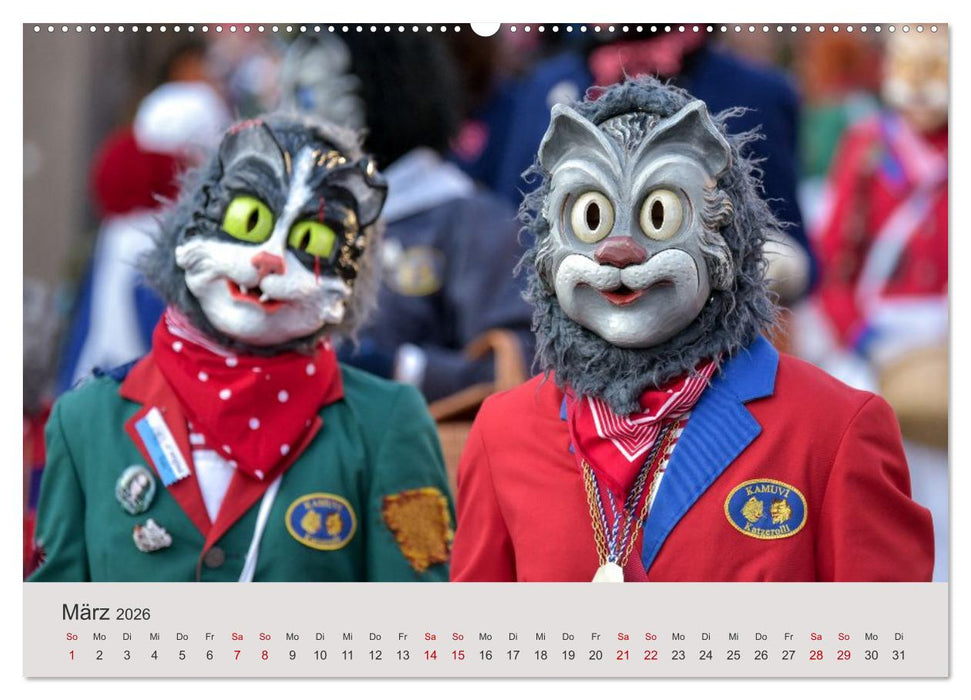 Narri 2026 Bilder der Schwäbisch-Alemannischen Fasnet (CALVENDO Premium Wandkalender 2026)