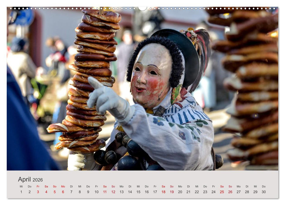 Narri 2026 Bilder der Schwäbisch-Alemannischen Fasnet (CALVENDO Premium Wandkalender 2026)