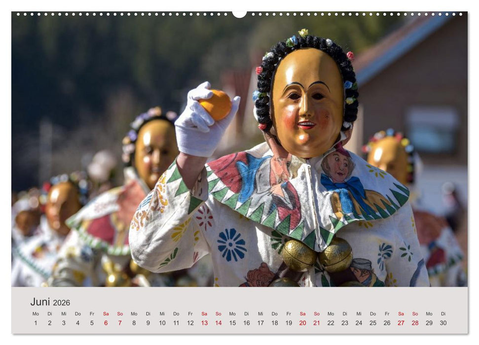 Narri 2026 Bilder der Schwäbisch-Alemannischen Fasnet (CALVENDO Premium Wandkalender 2026)