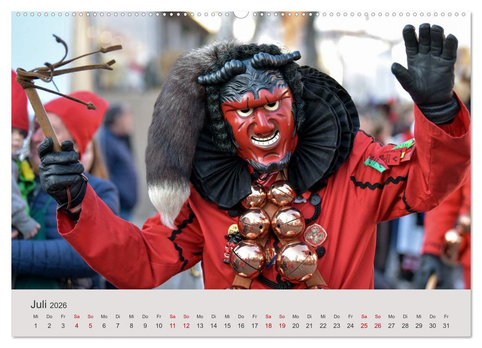 Narri 2026 Bilder der Schwäbisch-Alemannischen Fasnet (CALVENDO Premium Wandkalender 2026)