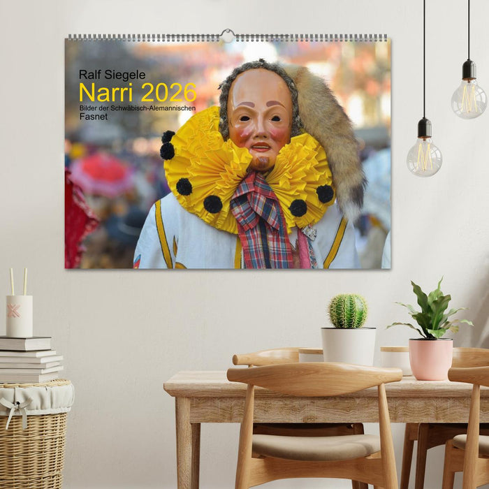 Narri 2026 Bilder der Schwäbisch-Alemannischen Fasnet (CALVENDO Wandkalender 2026)
