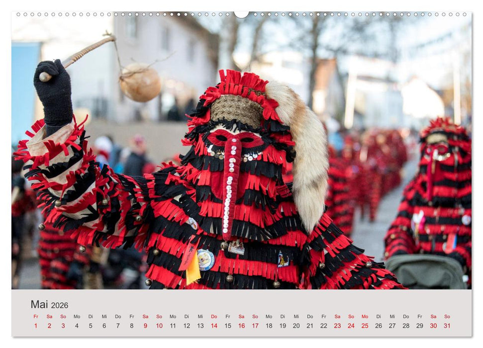 Narri 2026 Bilder der Schwäbisch-Alemannischen Fasnet (CALVENDO Wandkalender 2026)