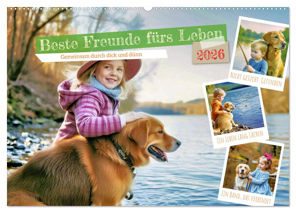 Beste Freunde fürs Leben (CALVENDO Wandkalender 2026)