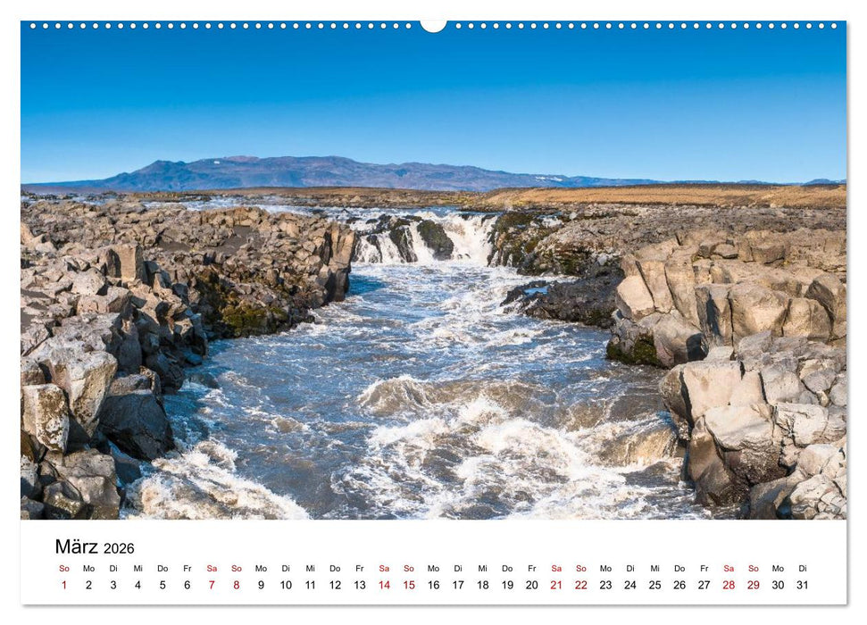 Island - Elemente der Natur (CALVENDO Wandkalender 2026)