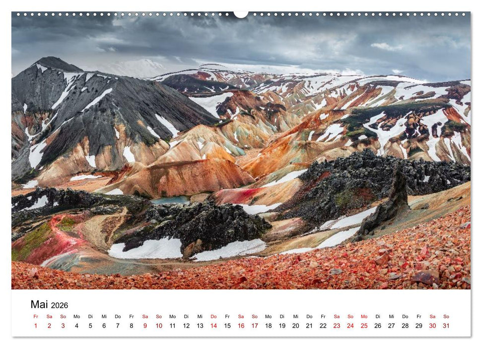 Island - Elemente der Natur (CALVENDO Wandkalender 2026)