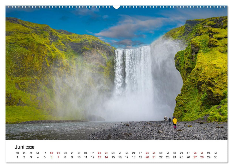 Island - Elemente der Natur (CALVENDO Wandkalender 2026)