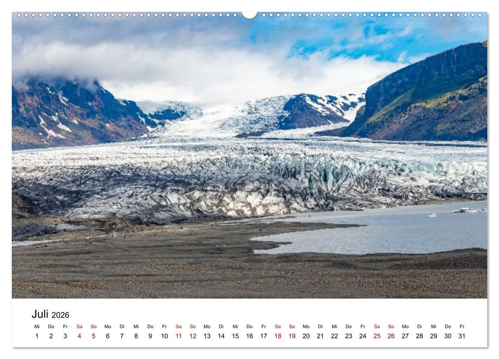 Island - Elemente der Natur (CALVENDO Premium Wandkalender 2026)