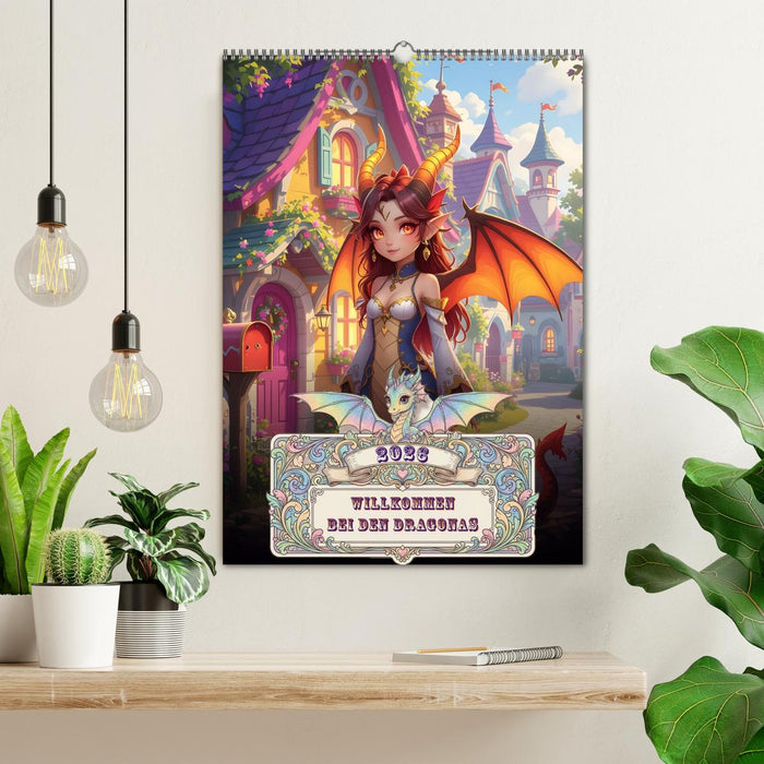 Willkommen bei den Dragonas (CALVENDO Wandkalender 2026)