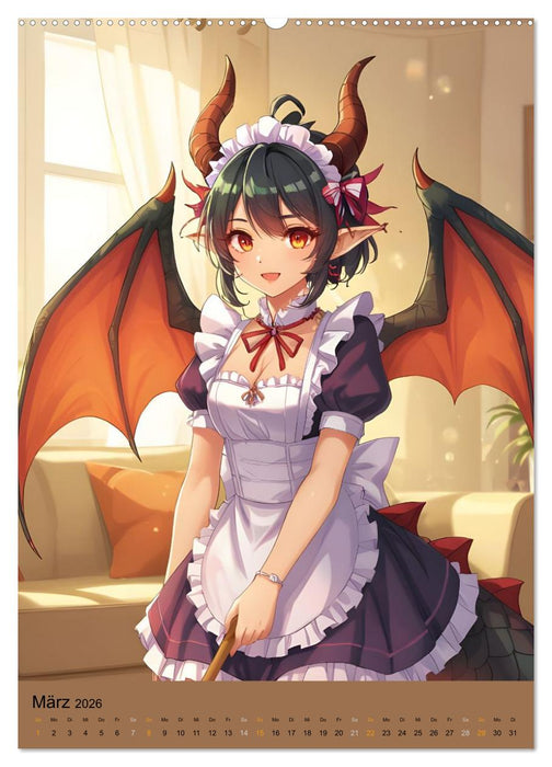 Willkommen bei den Dragonas (CALVENDO Wandkalender 2026)