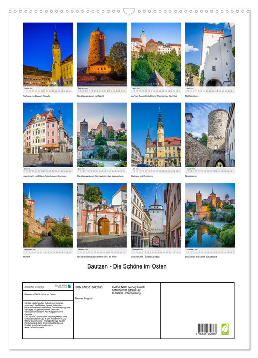 Bautzen - Die Schöne im Osten (CALVENDO Wandkalender 2026)