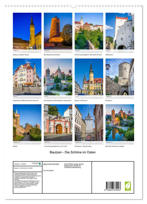 Bautzen - Die Schöne im Osten (CALVENDO Premium Wandkalender 2026)