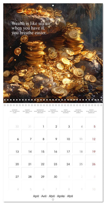 The Calendar of the Money Magic (CALVENDO Monthly Calendar 2026)