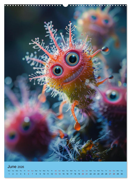 Microbial Cuteness (CALVENDO Monthly Calendar 2026)