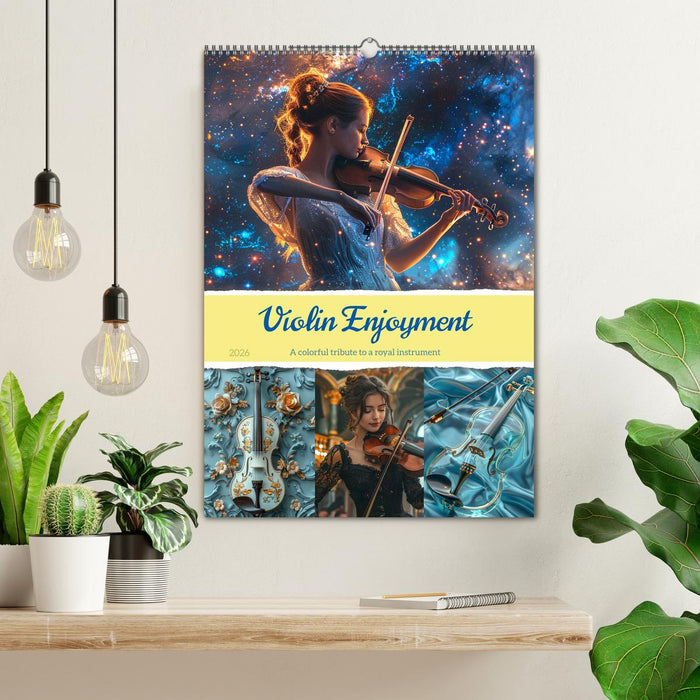 Violin Enjoyment (CALVENDO Monthly Calendar 2026)