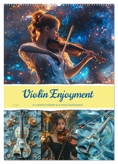 Violin Enjoyment (CALVENDO Monthly Calendar 2026)