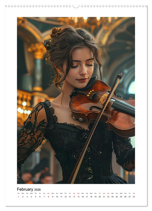 Violin Enjoyment (CALVENDO Monthly Calendar 2026)