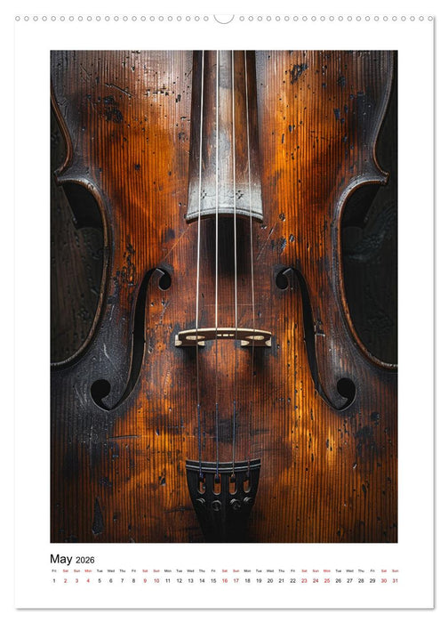 Violin Enjoyment (CALVENDO Monthly Calendar 2026)