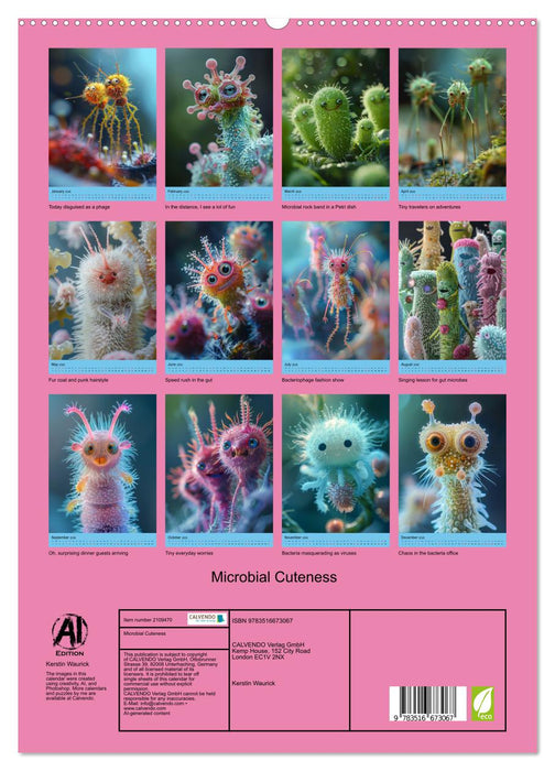 Microbial Cuteness (CALVENDO Premium-Calendar 2026)