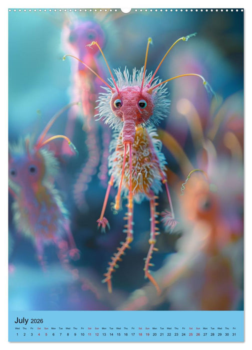 Microbial Cuteness (CALVENDO Premium-Calendar 2026)