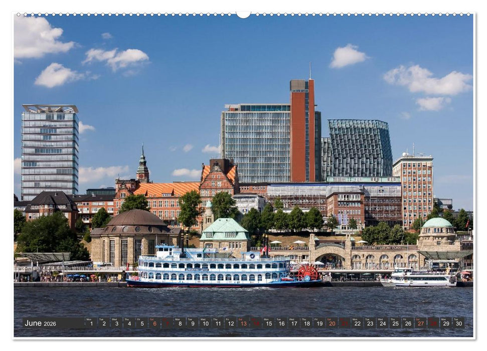 Hamburg.Discover northern Germany’s cosmopolitan city (CALVENDO Monthly Calendar 2026)