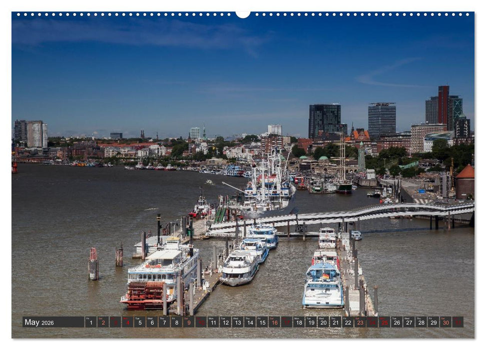 Hamburg.Discover northern Germany’s cosmopolitan city (CALVENDO Premium-Calendar 2026)